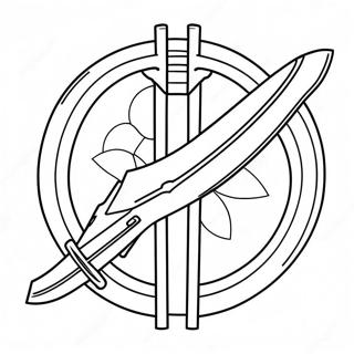 Sword Art Online Logosu Boyama Sayfasi 137929-69385