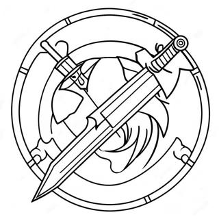 Sword Art Online Logosu Boyama Sayfasi 137929-69387