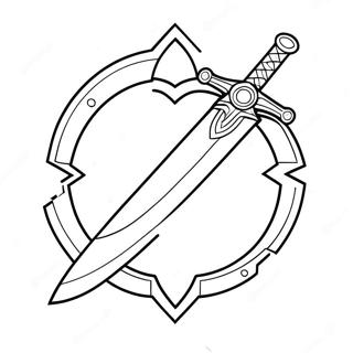 Sword Art Online Logosu Boyama Sayfasi 137929-69388