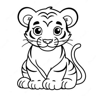 Sirin Bebek Kaplani Yavru Boyama Sayfasi 137979-69419