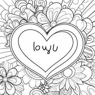 Renkli Seni Seviyorum Kiz Kardesim Boyama Sayfasi 138160 69568