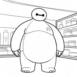 Baymax Boyama Sayfaları