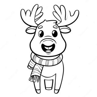 Sal Takmis Oyunbaz Ren Geyigi Boyama Sayfasi 138542 69857