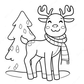 Sal Takmis Oyunbaz Ren Geyigi Boyama Sayfasi 138542 69859