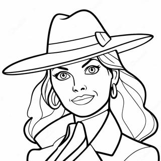 Carmen Sandiego Boyama Sayfaları