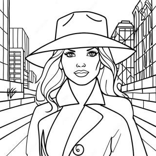 Carmen Sandiego Gizemli Bir Sehirde Boyama Sayfasi 139052-70256