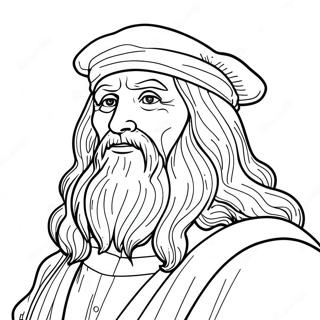 Leonardo Da Vinci Boyama Sayfasi 139102-70290