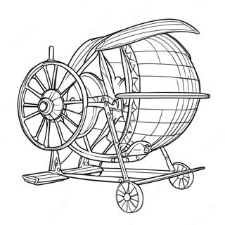 Leonardo Da Vincinin Ucan Makinesi Boyama Sayfasi 139104-70299