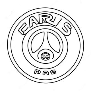 Psg Logosu Boyama Sayfasi 139128-70312