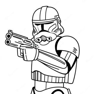 Asama 2 Klon Askeri Ile Blaster Boyama Sayfasi 139183 70366