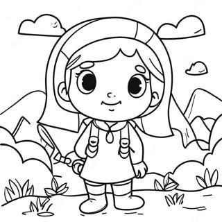 Kesif Yapan Maceraci Nastya Boyama Sayfasi 139389-70521