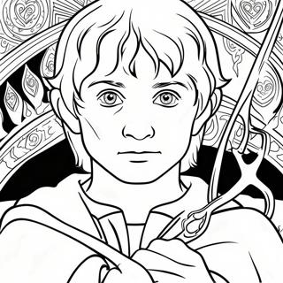 Yuzuklerin Efendisi Frodo Boyama Sayfasi 139490-70607