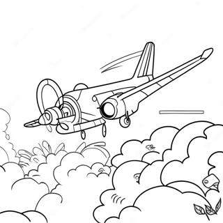 Askeri Ucak Aksiyon Icinde Boyama Sayfasi 13969 3064