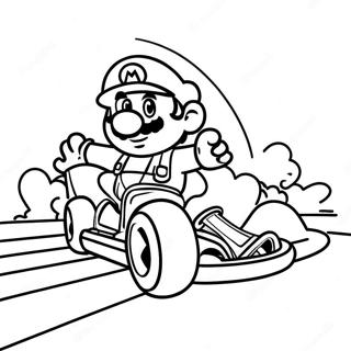 Mario Kart Gokkusagi Yolu Boyama Sayfasi 14619-3186