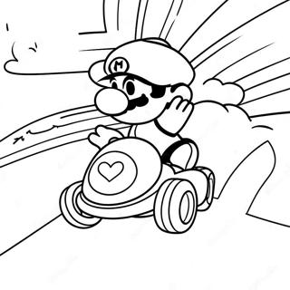 Mario Kart Gokkusagi Yolu Boyama Sayfasi 14619-3187