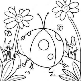 Oyunbaz Ugur Bocegi Bahcede Boyama Sayfasi 15989-3497