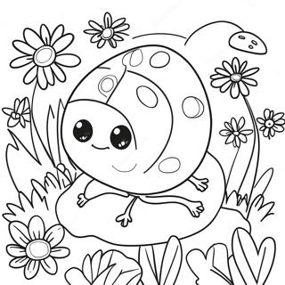 Oyunbaz Ugur Bocegi Bahcede Boyama Sayfasi 15989-3498