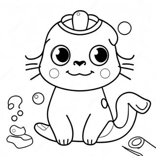 Shellington The Seal Octonauts Boyama Sayfasi 16827-3680