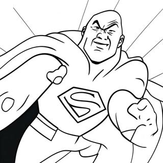 Supermen Vs Lex Luthor Boyama Sayfasi 17341-3803