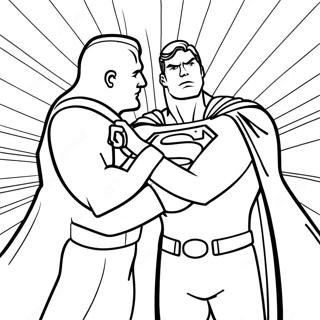 Supermen Vs Lex Luthor Boyama Sayfasi 17341-3804