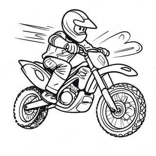 Havali Dirt Bike Akrobasi Boyama Sayfasi 20177-4408