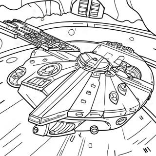 Lego Star Wars Millennium Falcon Boyama Sayfasi 20459-4471