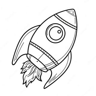 Renkli Alevlerle Roket Boyama Sayfasi 21196-4633