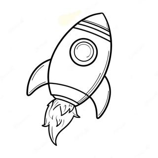 Renkli Alevlerle Roket Boyama Sayfasi 21196 4635