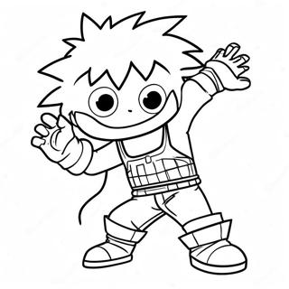 Deku One For All Kullanirken Boyama Sayfasi 21598-4710