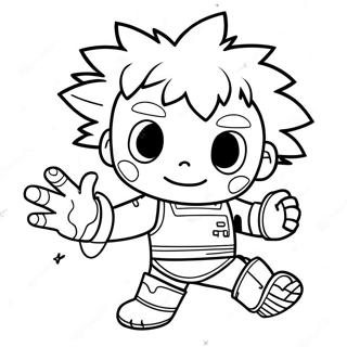 Deku One For All Kullanirken Boyama Sayfasi 21598-4711