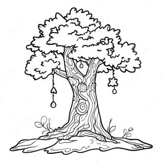 Sirin Cam Agaci Boyama Sayfasi 21777-4747