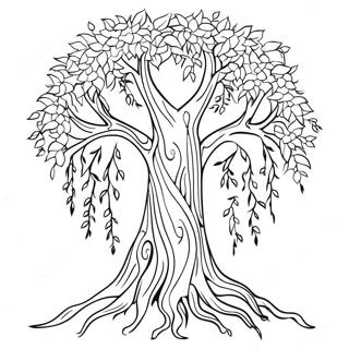 Fantastik Sogut Agaci Boyama Sayfasi 21780-4758