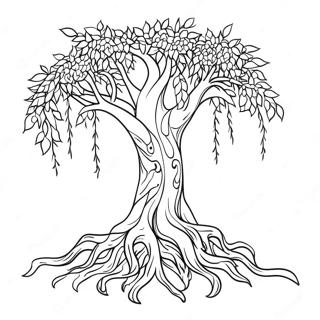 Fantastik Sogut Agaci Boyama Sayfasi 21780-4759