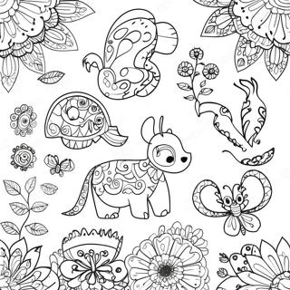 Sirin Hayvan Desenleri Boyama Sayfasi 22748 4969