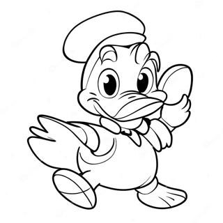 Oynak Donald Duck Boyama Sayfasi 24170 5269