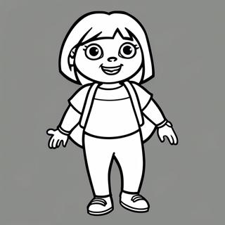 Dora Kasif Macera Boyama Sayfasi 24531-5344