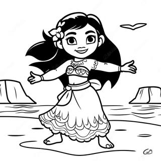 Moana Boyama Sayfaları