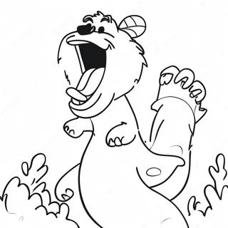 Sully Heyecanla Kukreyen Boyama Sayfasi 25078-5468