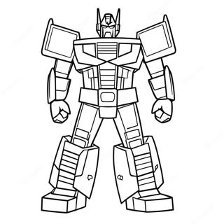 Optimus Prime Energon Kupu Ile Boyama Sayfasi 25431-5548