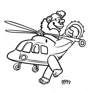 King Kongun Bir Helikopter Tutmasi Boyama Sayfasi 25984 5669