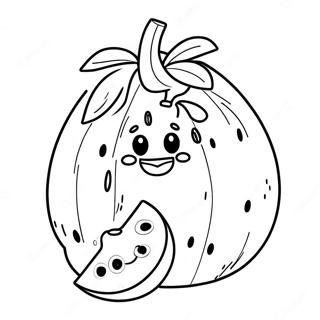 Mutlu Karpuz Karakteri Boyama Sayfasi 26163-5707