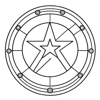 Lego Kaptan Amerika Kalkani Boyama Sayfasi 26719-5832