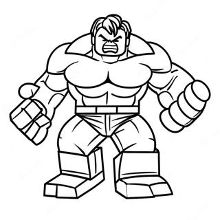 Lego Hulk Smash Boyama Sayfasi 26721-5838