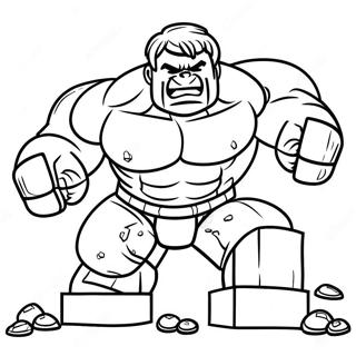 Lego Hulk Smash Boyama Sayfasi 26721-5839