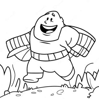 Kaptan Kisa Sort Gunu Kurtariyor Boyama Sayfasi 27006-5889