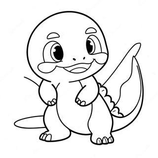 Sevimli Charmander Boyama Sayfasi 27086-5895