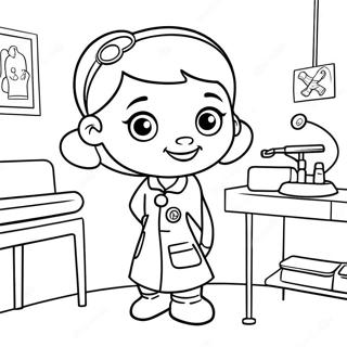 Doc Mcstuffins Kliniginde Boyama Sayfasi 27295-5938