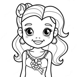 Monster High Lagoona Blue Boyama Sayfasi 27847-6065