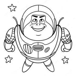 Buzz Lightyear Uzayda Boyama Sayfasi 28396-6176