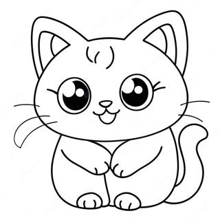 Sirin Kawaii Kedi Boyama Sayfasi 2839 1544